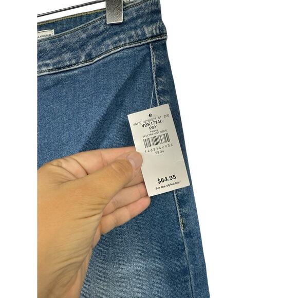 KanCan Signature Ultra High Rise Extreme Flare Jeans Medium Wash Womens 29X34 - Picture 4 of 11